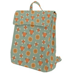 Floral Pattern Flap Top Backpack by Amaryn4rt