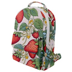 Strawberry Fruit Flap Pocket Backpack (small) by Amaryn4rt