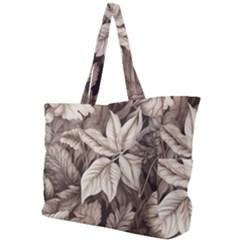 Plant Leaves Pattern Simple Shoulder Bag by Amaryn4rt