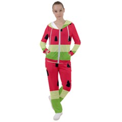 Watermelon Fruit Food Healthy Vitamins Nutrition Women s Tracksuit by pakminggu