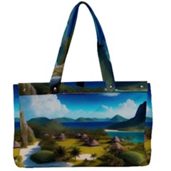 Beach Island Nature Canvas Work Bag by Ravend