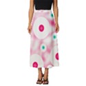 Wallpaper Pink Classic Midi Chiffon Skirt View1