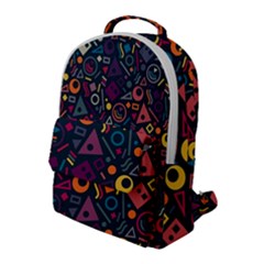 Doodle Pattern Flap Pocket Backpack (large) by Grandong