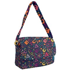 Doodle Pattern Courier Bag by Grandong