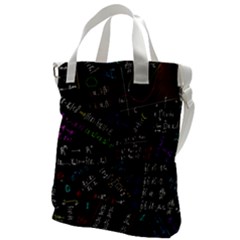 Mathematics  Physics Maths Math Pattern Canvas Messenger Bag by Grandong