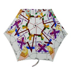 Mathematics Formula Physics School Mini Folding Umbrellas by Grandong