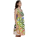 Mandala Rainbow Colorful Classic Skater Dress View3