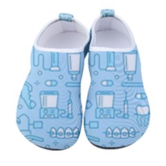 Dentist Blue Seamless Pattern Women s Sock-style Water Shoes by Grandong