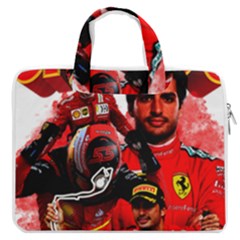 Carlos Sainz Macbook Pro 13  Double Pocket Laptop Bag by Boster123