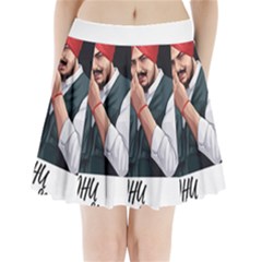 Moosewala Pleated Mini Skirt by Mayank