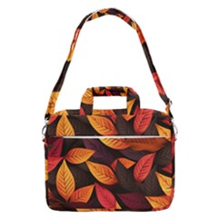 Leaves Autumn Macbook Pro 16  Shoulder Laptop Bag by Grandong