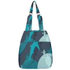 Ocean Turtle Shark Sea Life Sea Center Zip Backpack by pakminggu