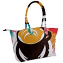 Coffee Tea Cappuccino Canvas Shoulder Bag View2