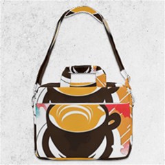 Coffee Tea Cappuccino Macbook Pro 13  Shoulder Laptop Bag  by uniart180623