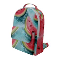 Watermelon Fruit Juicy Summer Heat Flap Pocket Backpack (large) by uniart180623