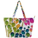 Plants Leaves Colorful Full Print Shoulder Bag View1