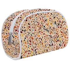 Autumn Leaves Pattern Make Up Case (medium) by pakminggu