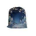 Christmas Night Winter Drawstring Pouch (Large) View1