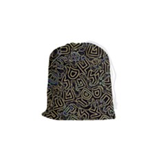 Pattern Abstract Runes Graphic Drawstring Pouch (small) by pakminggu