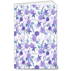 Violet-01 8  X 10  Softcover Notebook