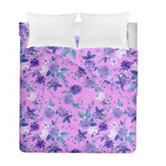 Violet-02 Duvet Cover Double Side (full/ Double Size)