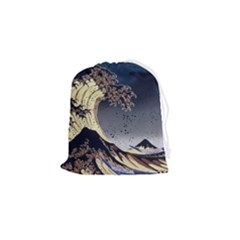 The Great Wave Off Kanagawa Japan Japanese Waves Drawstring Pouch (small) by pakminggu