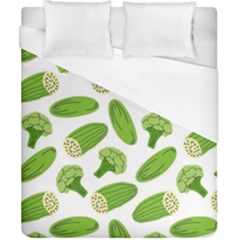 Vegetable Pattern With Composition Broccoli Duvet Cover (california King Size) by pakminggu