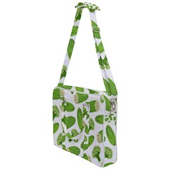 Vegetable Pattern With Composition Broccoli Cross Body Office Bag by pakminggu