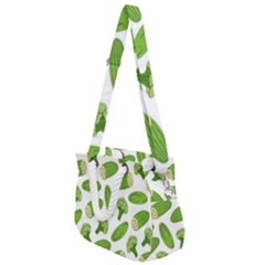 Vegetable Pattern With Composition Broccoli Rope Handles Shoulder Strap Bag by pakminggu