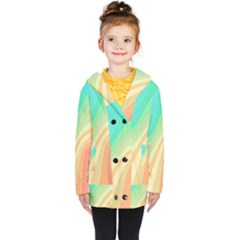 Arrangement-aesthetics-aesthetic Kids  Double Breasted Button Coat by Bedest