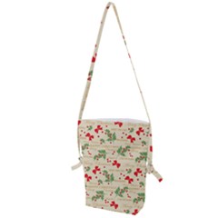 Christmas-paper-scrapbooking-- Folding Shoulder Bag by Bedest