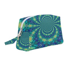 Fractal Wristlet Pouch Bag (medium)