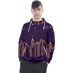 Skyscraper Town Urban Towers Men s Pullover Hoodie by pakminggu