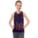 Skyscraper Town Urban Towers Kids  Sleeveless Hoodie View1