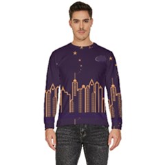 Skyscraper Town Urban Towers Men s Fleece Sweatshirt by pakminggu