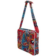 Comic Cartoon Pattern Cross Body Office Bag by pakminggu