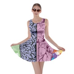 Brain-heart-balance-emotion Skater Dress by Cowasu