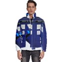 Tardis-doctor-who Men s Puffer Bubble Jacket Coat View1