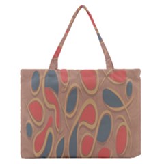 Background-abstract-non-seamless Zipper Medium Tote Bag by Cowasu