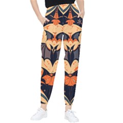 Bat Pattern Women s Tapered Pants by Valentinaart