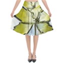 Life is beautiful and green Flared Midi Skirt View1