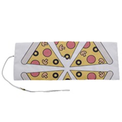 Pizza-slice-food-italian Roll Up Canvas Pencil Holder (s) by Cowasu