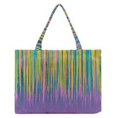 Background-colorful-texture-bright Zipper Medium Tote Bag by Cowasu