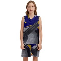 Science-fiction-sci-fi-sci-fi-logo Kids  Basketball Mesh Set