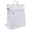 Blue Oxygen-bubbles-in-the-water Flap Top Backpack View2