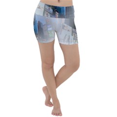 New York City Lightweight Velour Yoga Shorts by Sarkoni