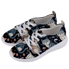 Cats Pattern Women s Lightweight Sports Shoes by Valentinaart