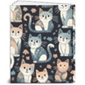 Cats pattern 8  x 10  Softcover Notebook View2