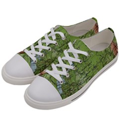 Map Earth World Russia Europe Women s Low Top Canvas Sneakers by Bangk1t