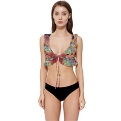 Indonesia-lukisan-picture Low Cut Ruffle Edge Bikini Top